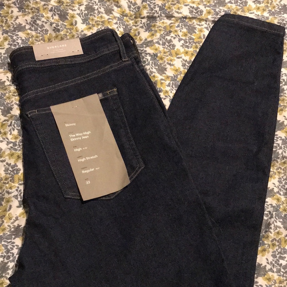 NWT Everlane Way high skinny clean